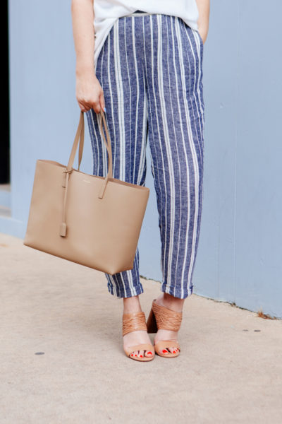 vince camuto striped pants