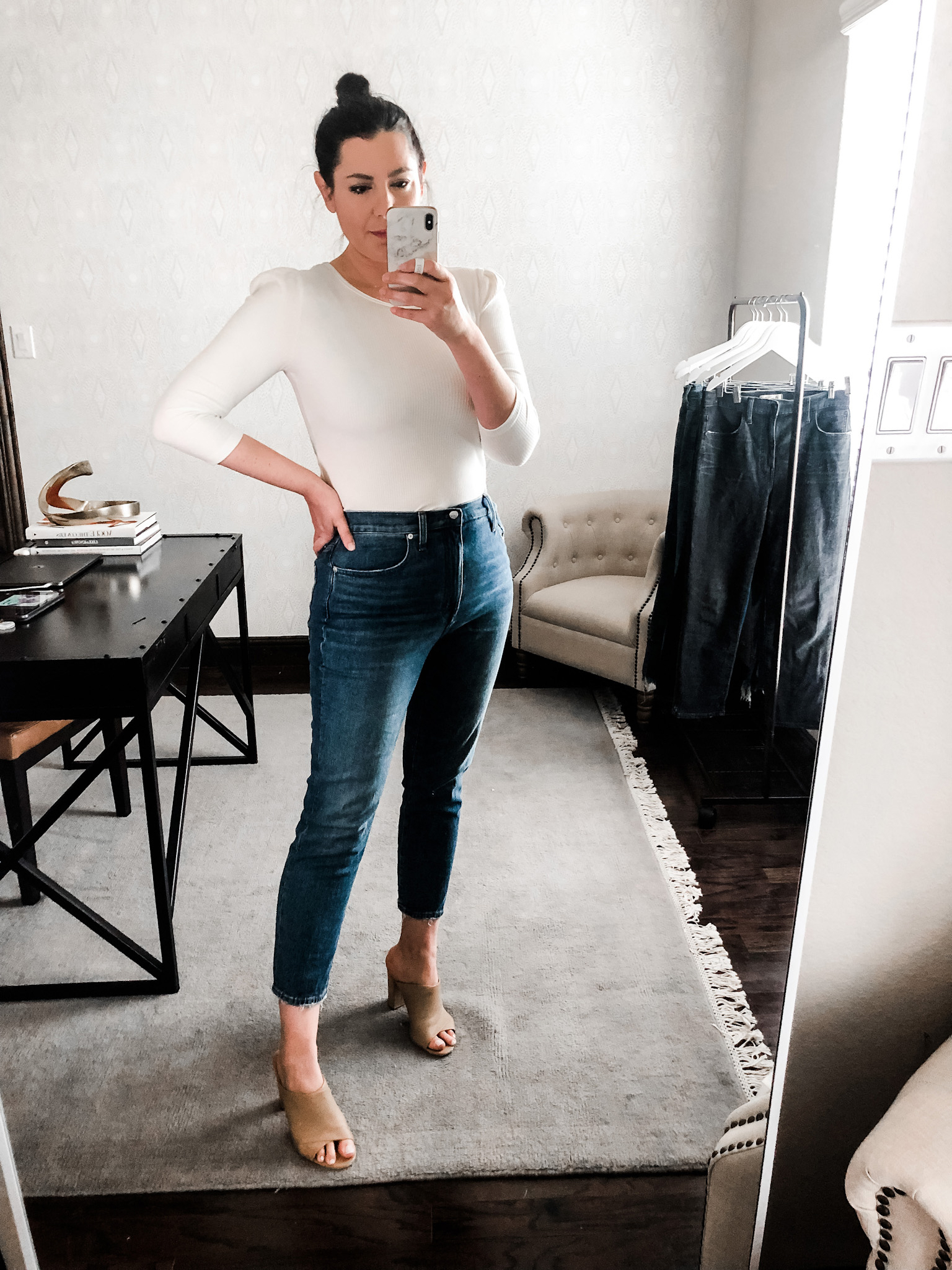madewell jeans size down
