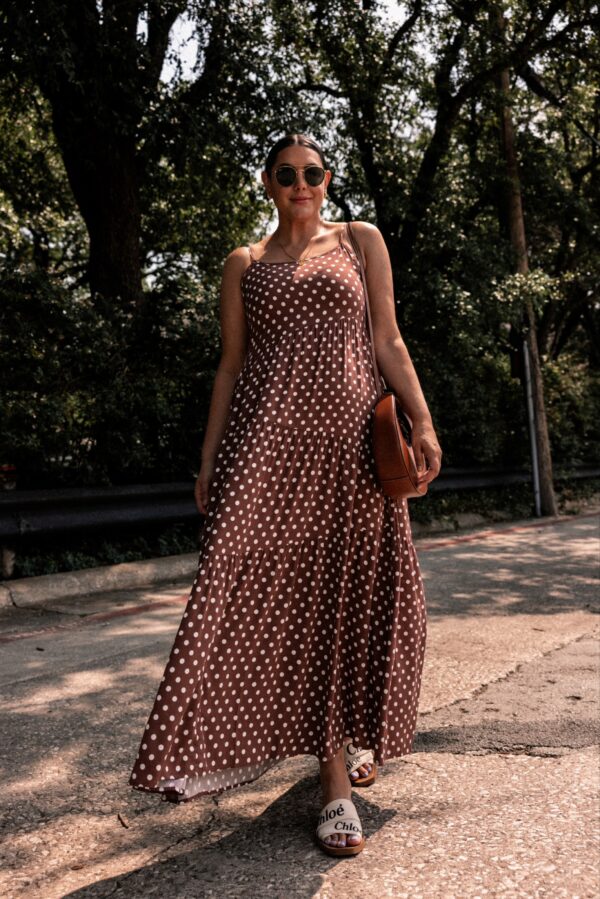 Polka Dot Maxi Dress Kendi Everyday