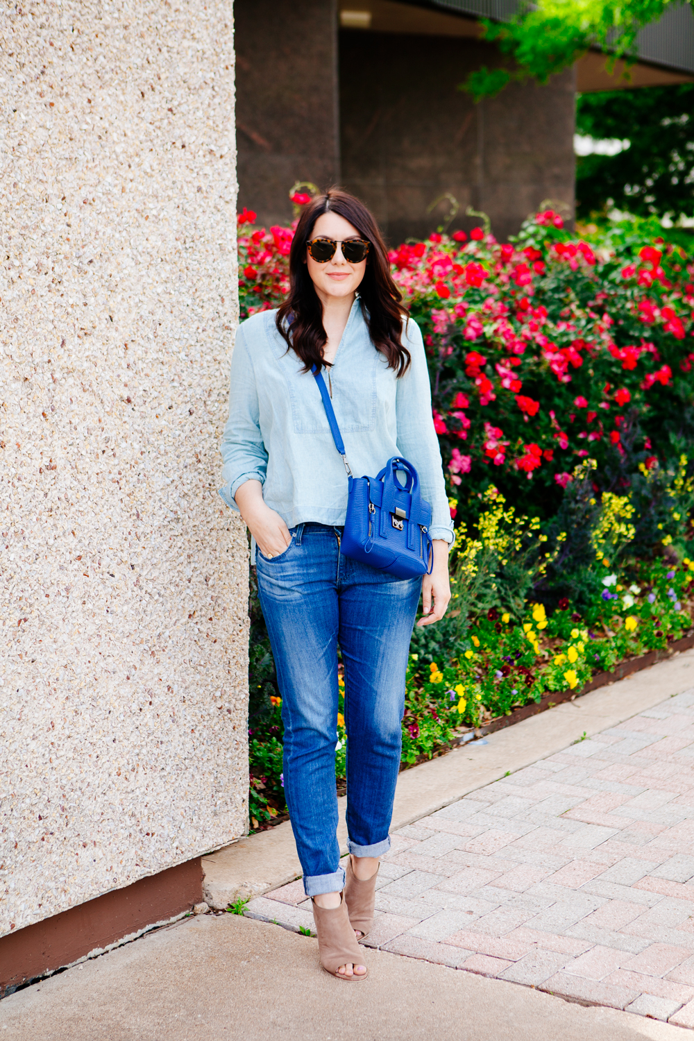 18 best denim on denim outfits from cool to chic