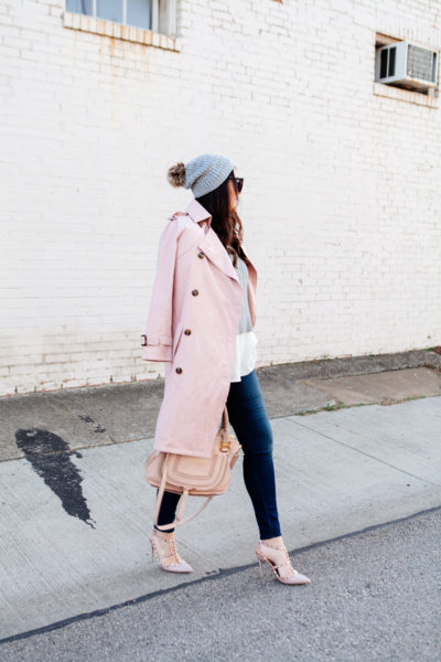 Pink Trench Coat | kendi everyday