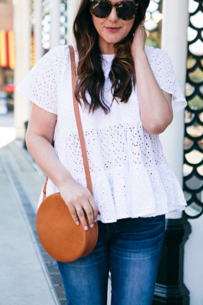 white tiered top