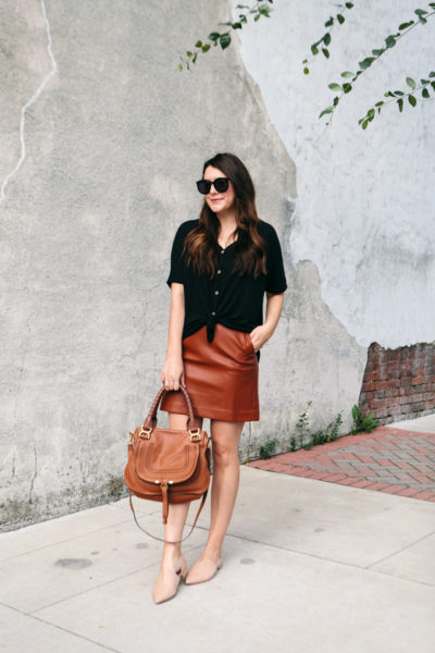 loft-faux-leather-skirt-3 | kendi everyday
