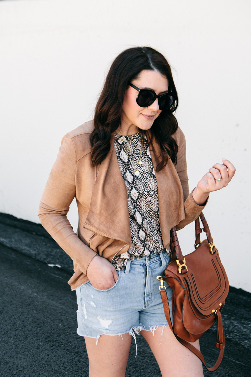 15 Cool Ways to Wear A Suede Jacket In Spring - Styleoholic