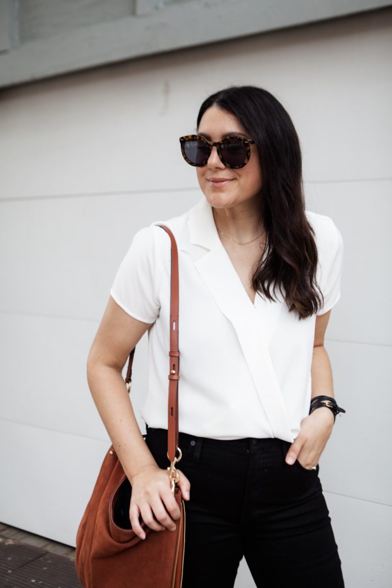 Simple Top + Kick Flare Crops | kendi everyday