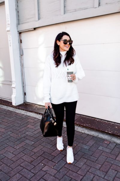 Sweater and Yoga Pants | kendi everyday