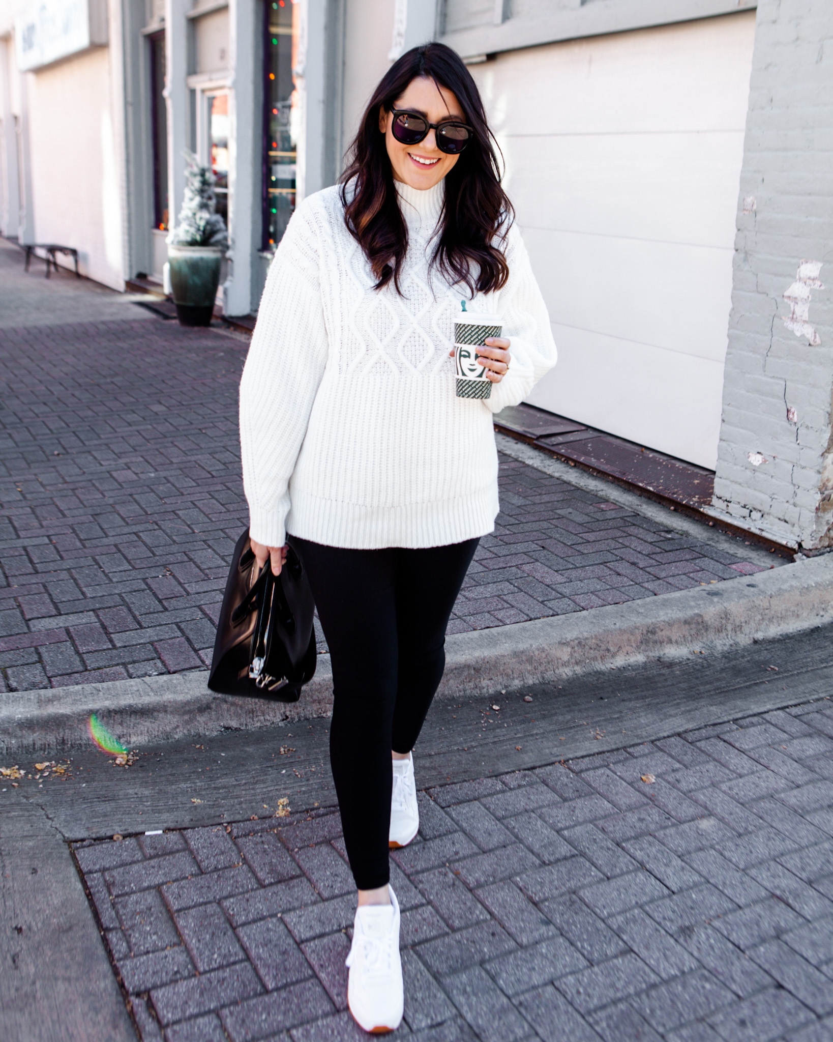 Sweater and Yoga Pants | kendi everyday