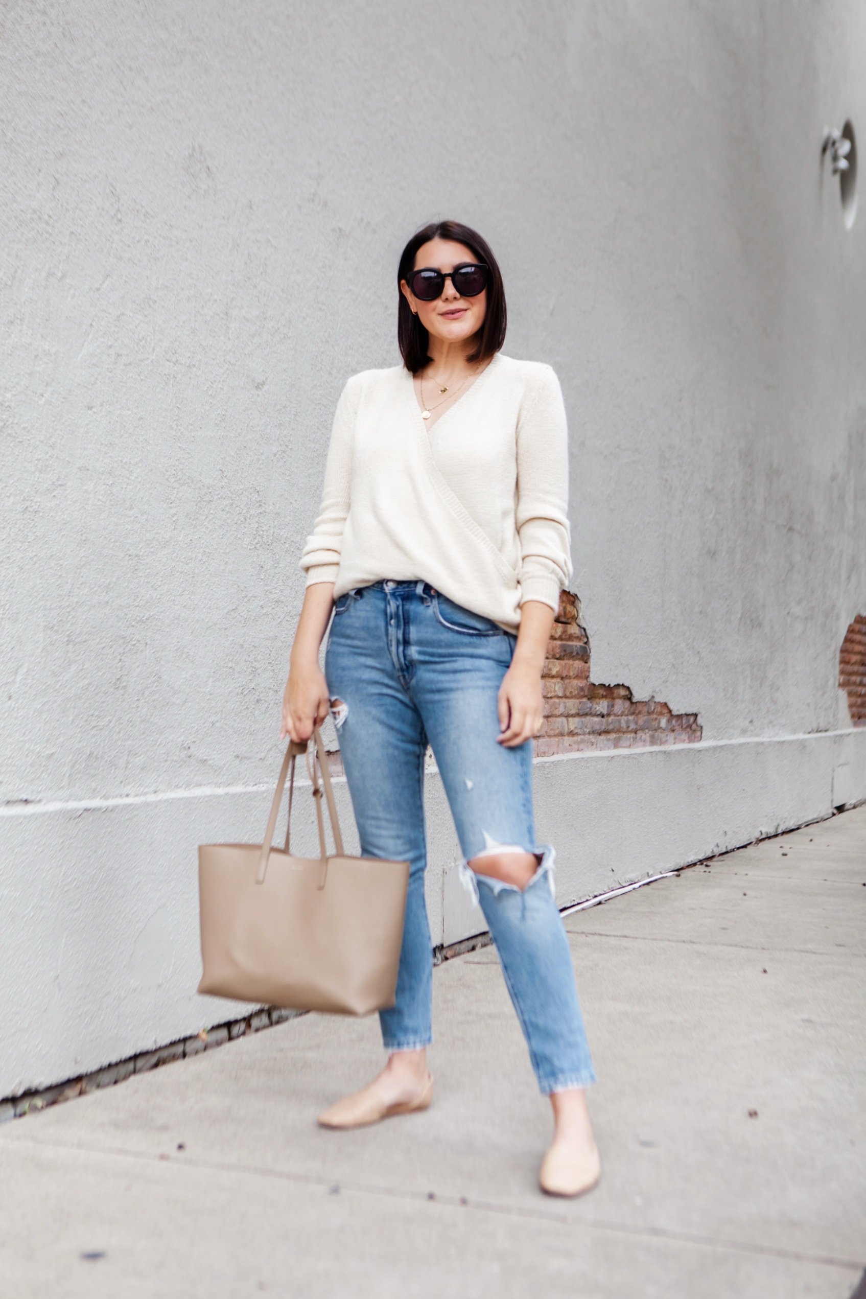 A Cozy Wrap Sweater | kendi everyday