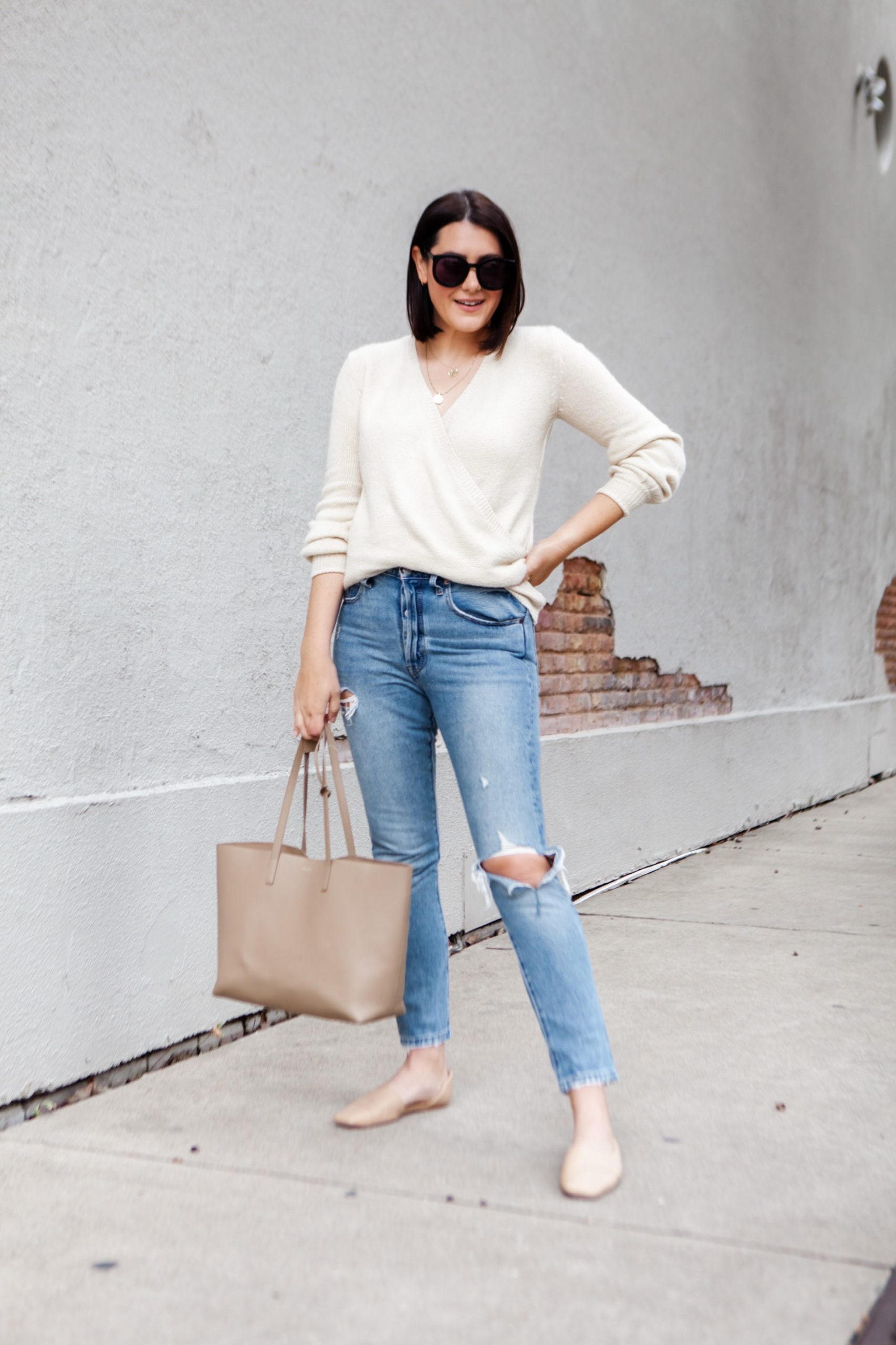 A Cozy Wrap Sweater | kendi everyday