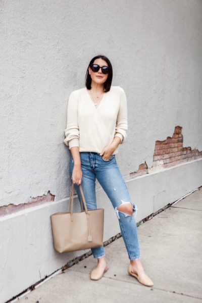 A Cozy Wrap Sweater | kendi everyday