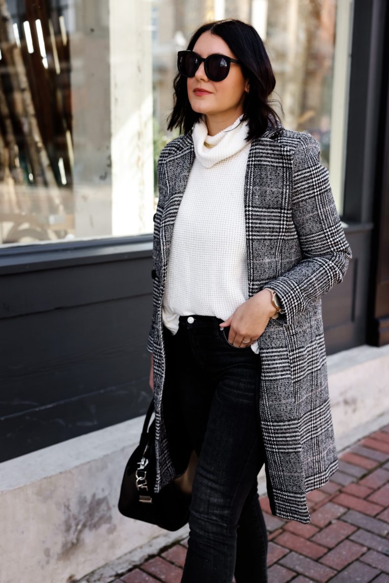 Plaid Overcoat under $75 | kendi everyday