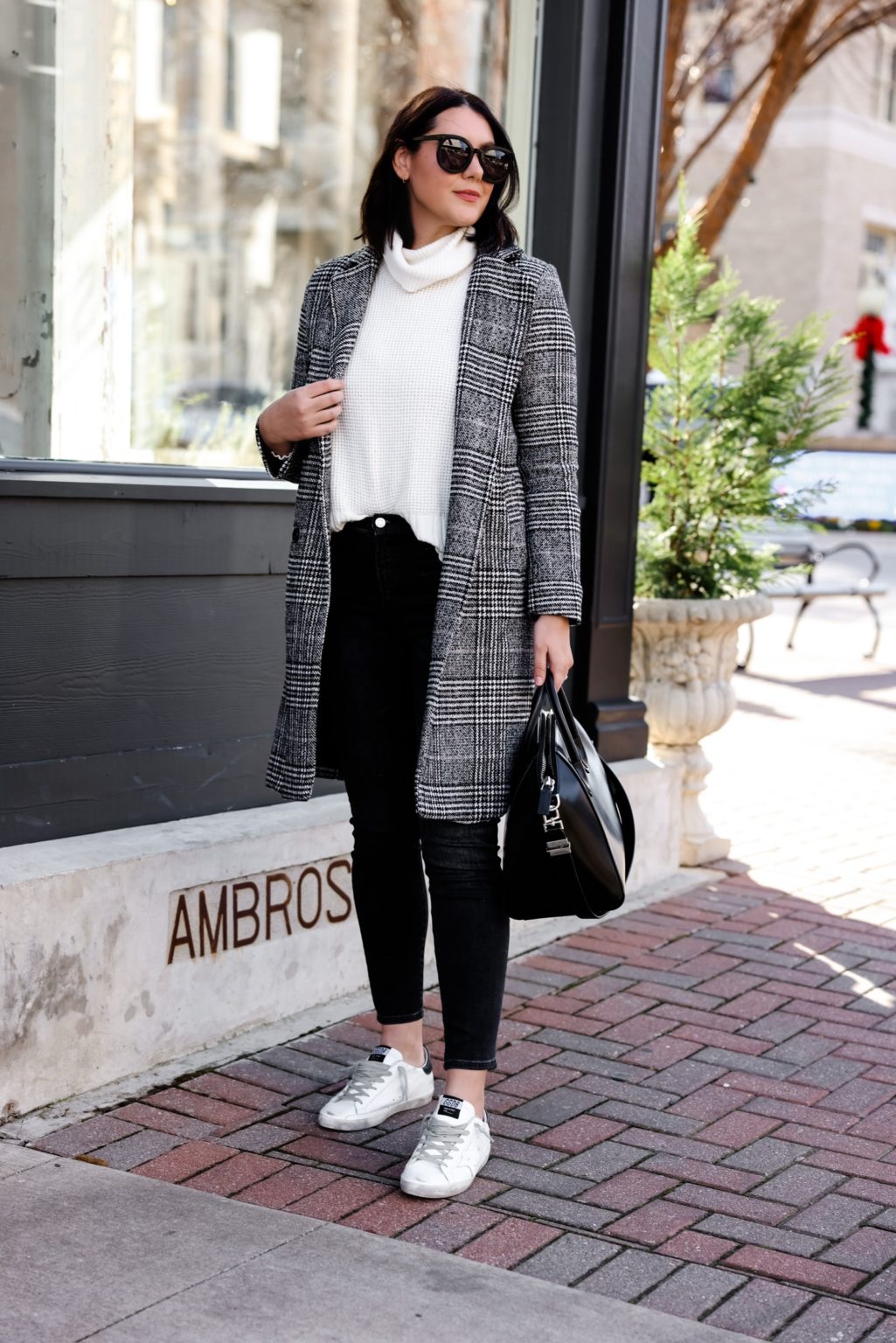 Plaid Overcoat under $75 | kendi everyday