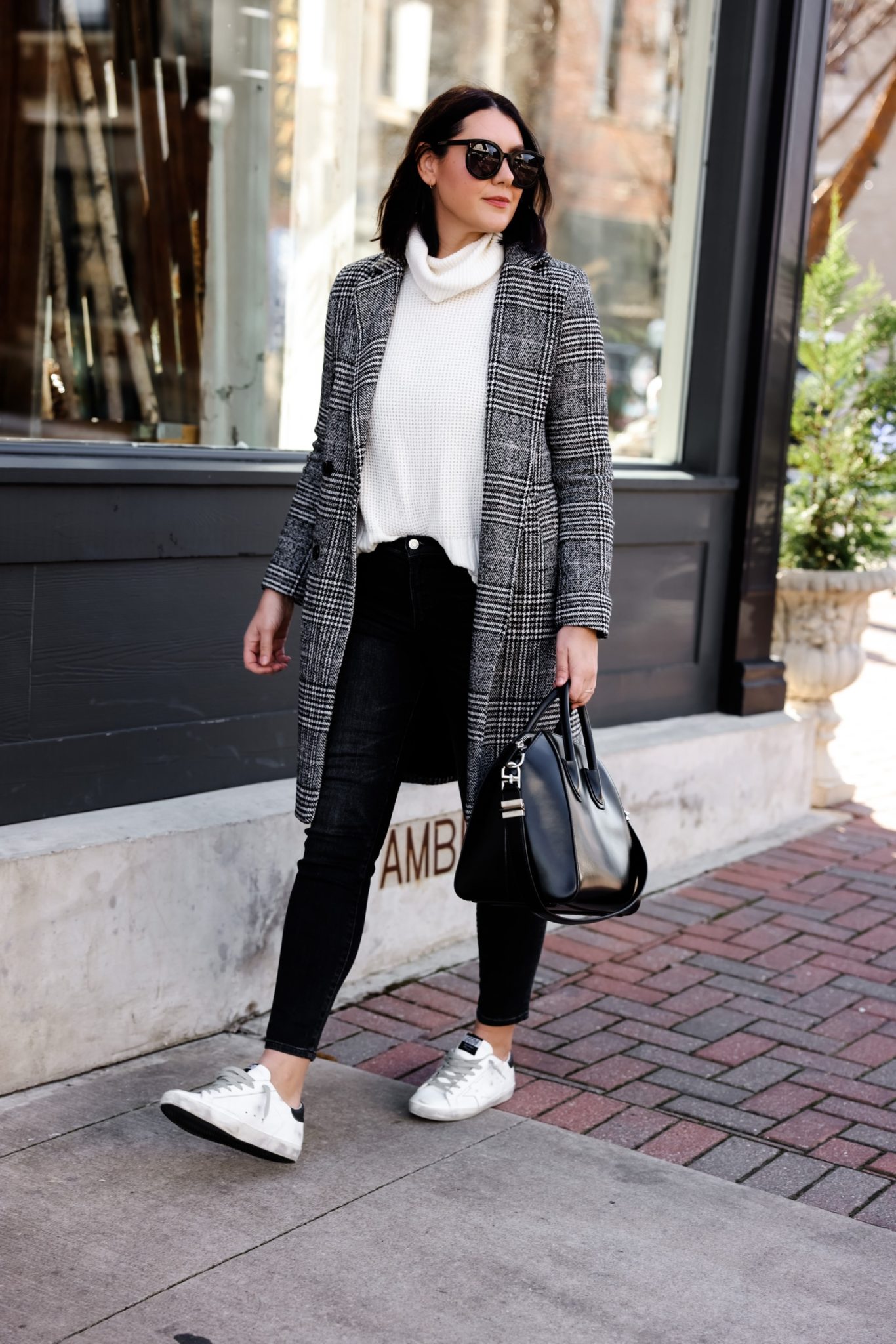 Plaid Overcoat under $75 | kendi everyday