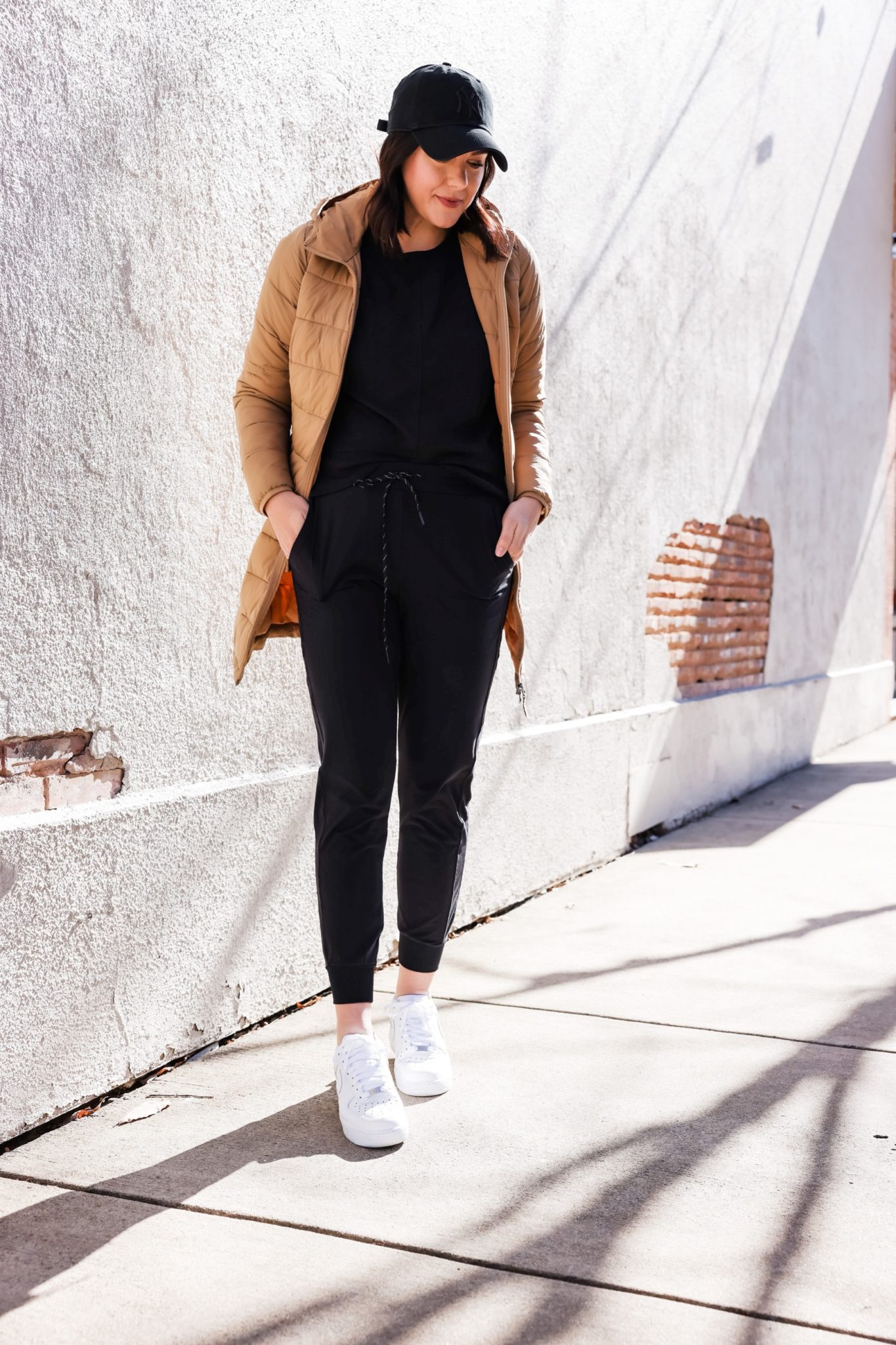 joggers_outfit_puffer_coat_2 | kendi everyday