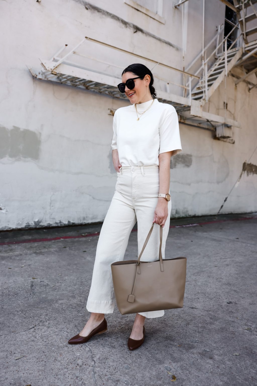 Monochrome Spring Outfit | kendi everyday