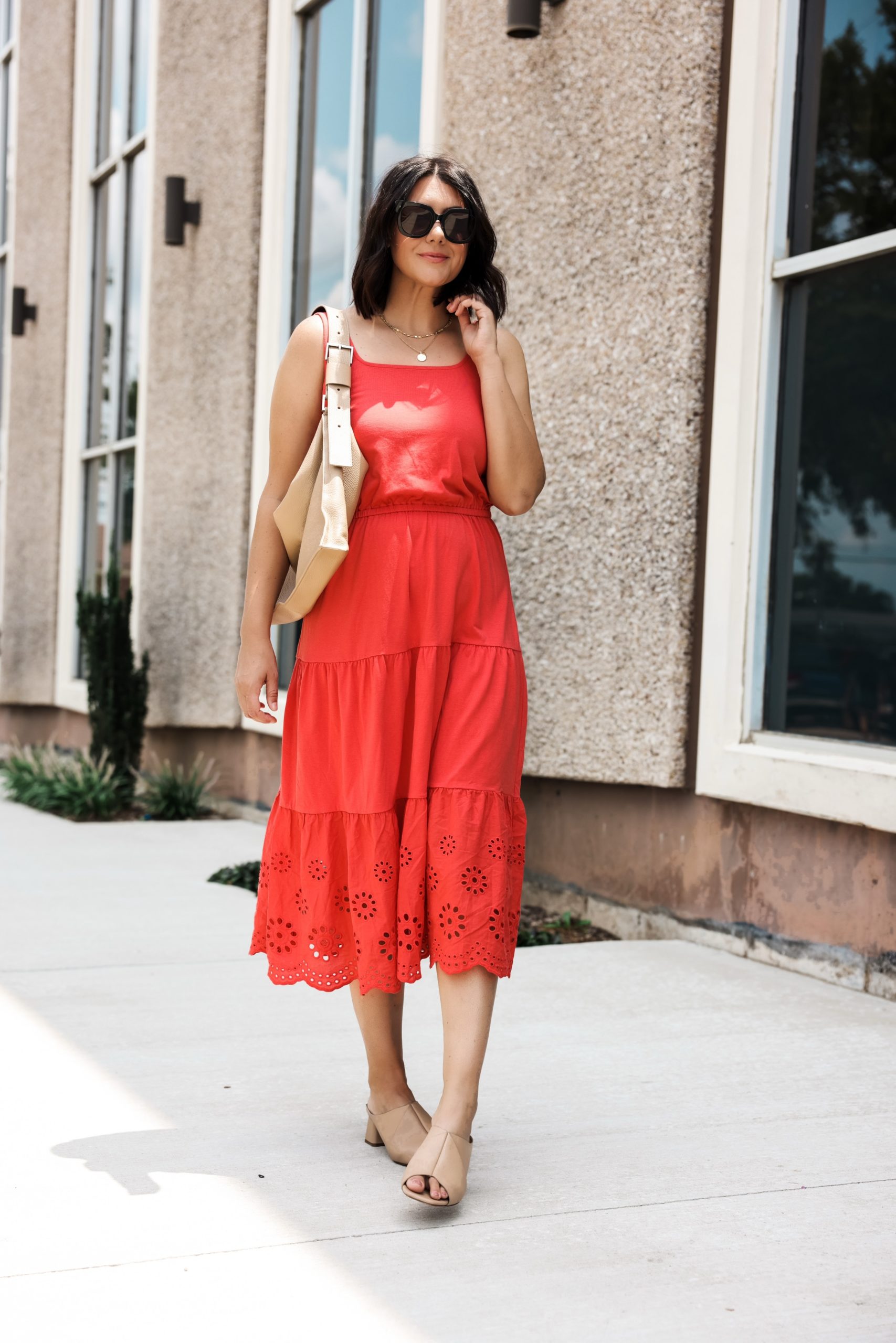 Kendi Everyday wearing Red Maxi Dress 14 | kendi everyday