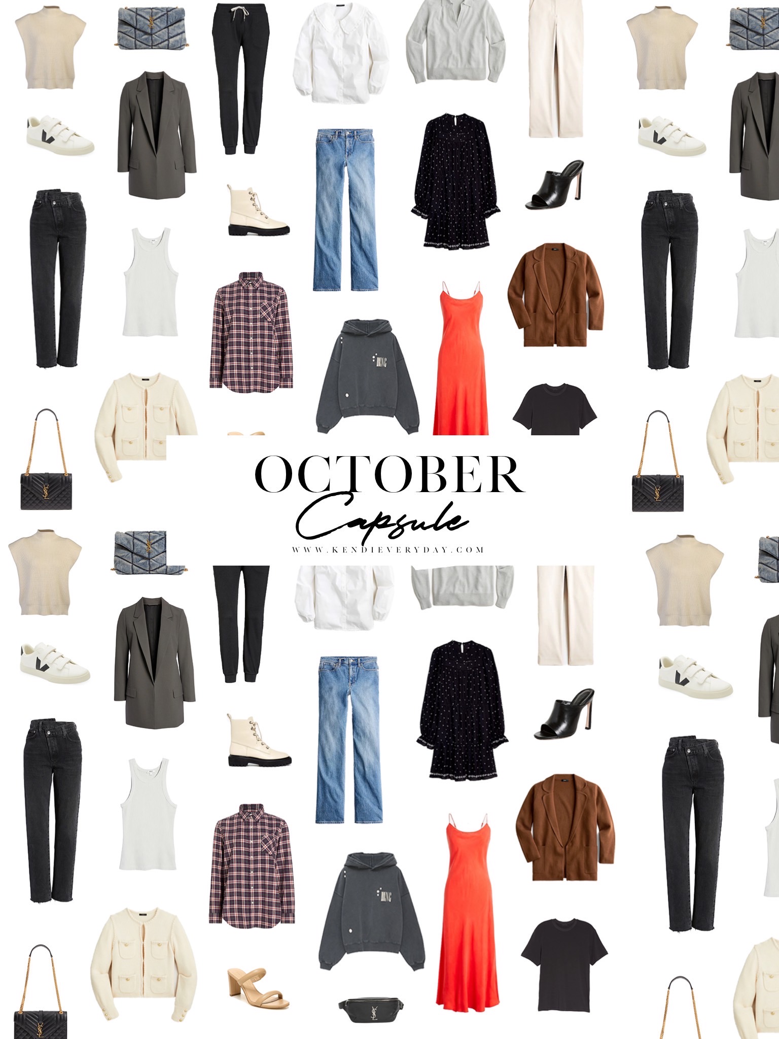 October Capsule Wardrobe 2022 | kendi everyday