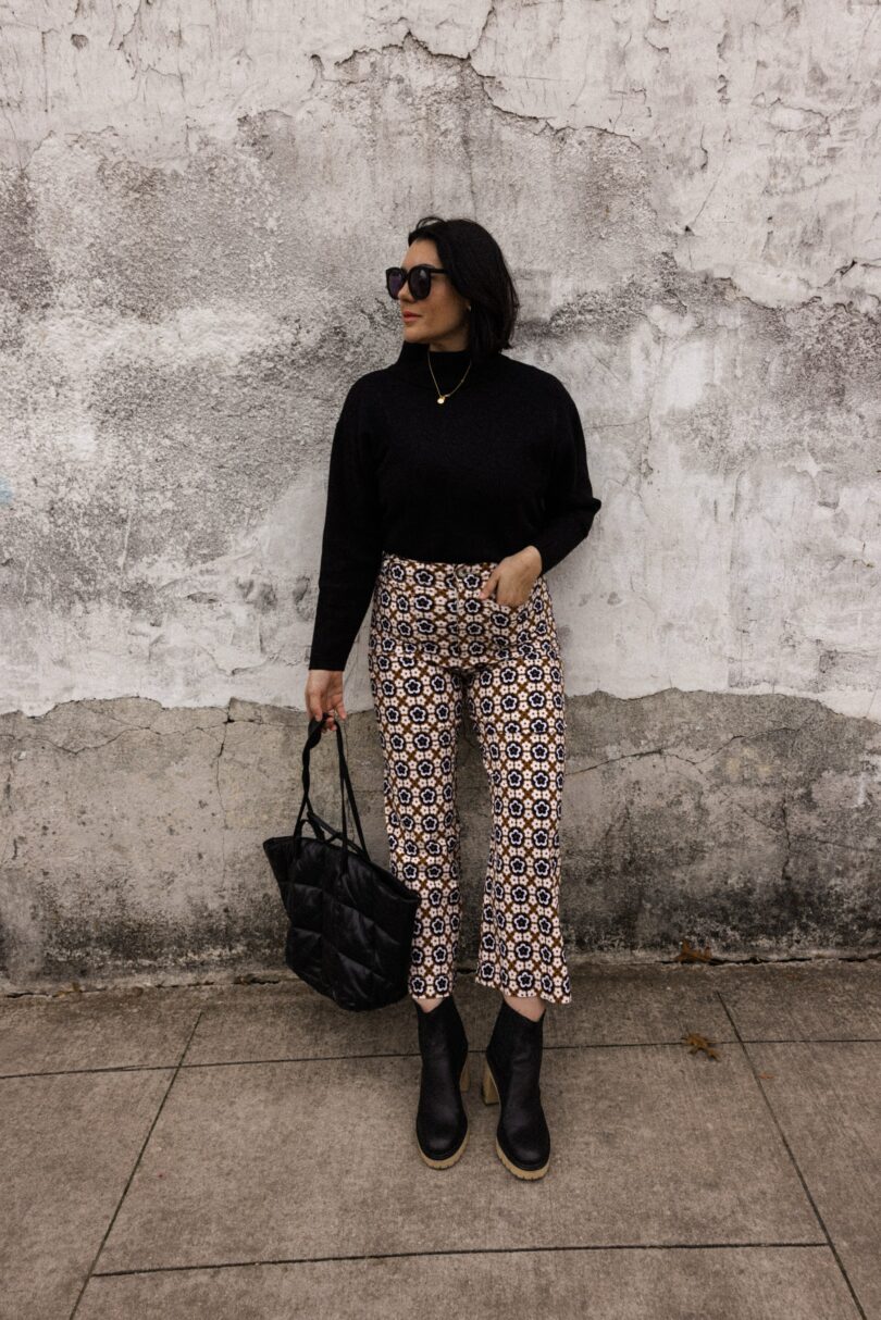 How to Wear Zebra Print Pants For Fall