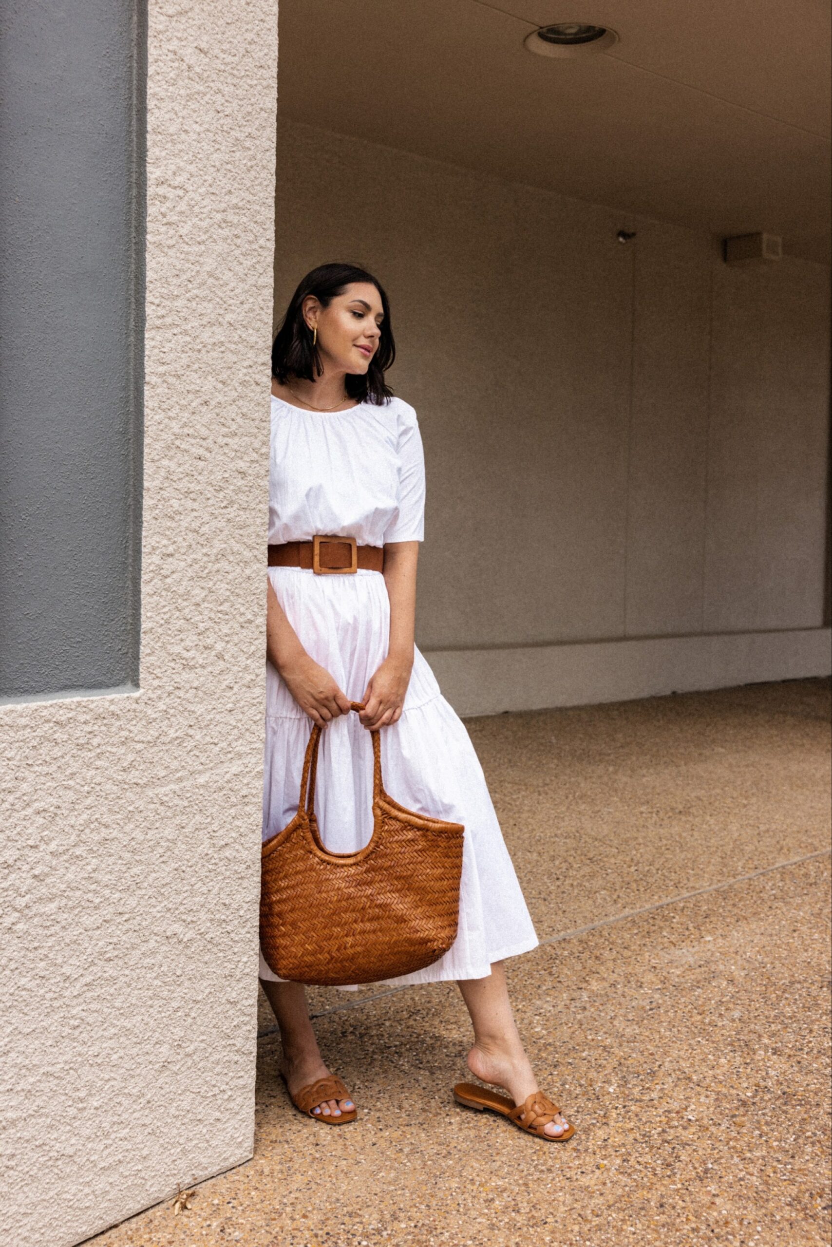 Summer Poplin Dress under $50 | kendi everyday