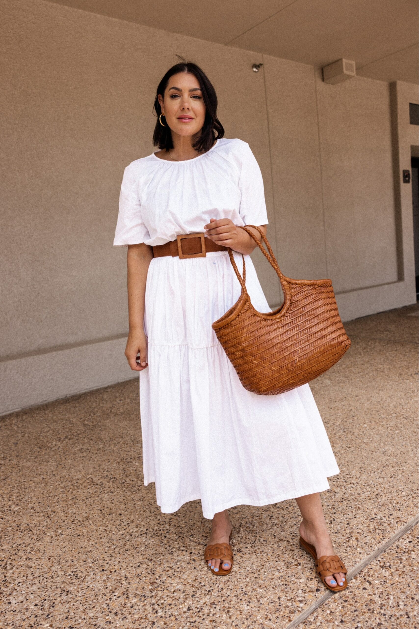 Summer Poplin Dress under $50 | kendi everyday