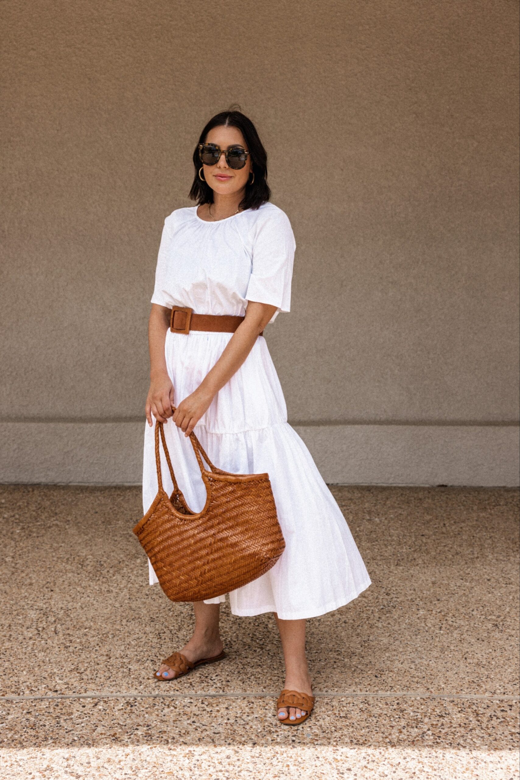 Summer Poplin Dress under $50 | kendi everyday