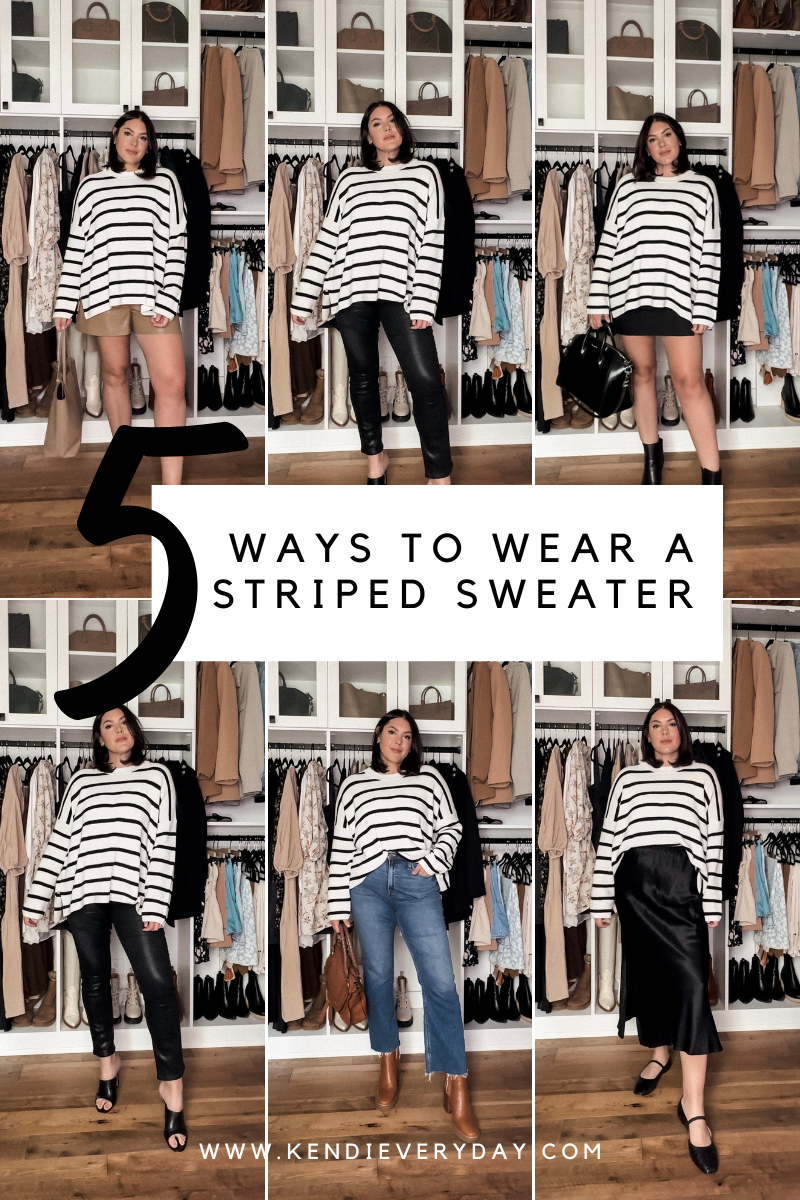 How to Style a Striped Sweater 3 Ways
